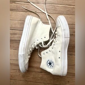 Converse Chuck Taylor II Nike Lunarlon | White | Size 8.5Mens/ 10.5 Women’s
